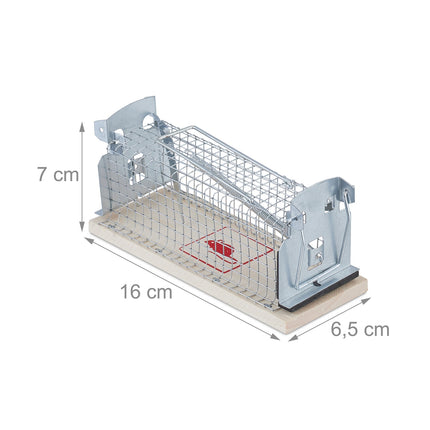 Live Mouse Trap Set – Humane Rodent Catch and Release