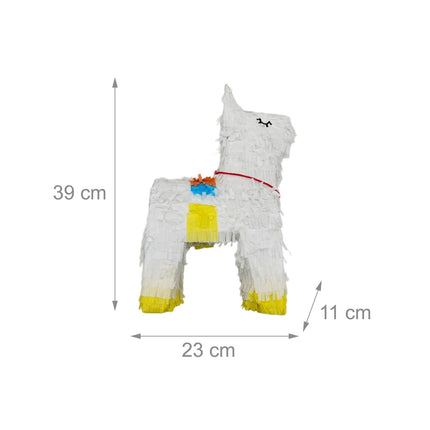 Llama Piñata Set with Stick and Mask