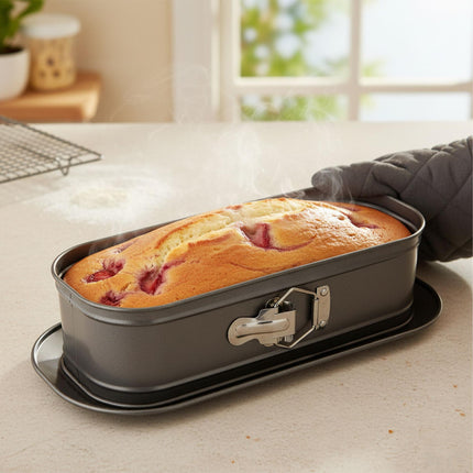 Loaf Tin with Spill Guard, Non-Stick Carbon Steel