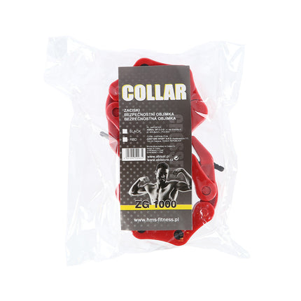 Lock Jaw Collars, Red, 2 Pcs