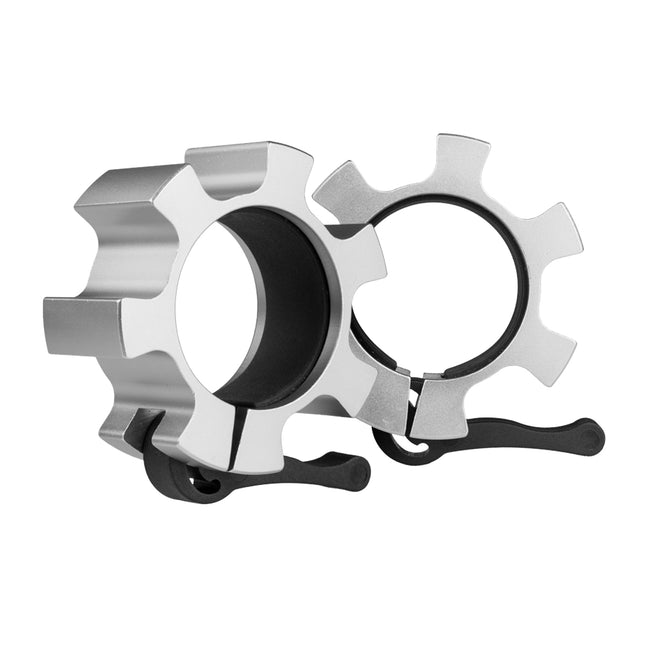 Lock Jaw Collars, Silver, 2pcs