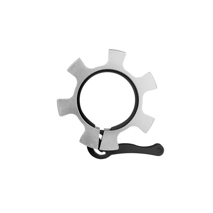 Lock Jaw Collars, Silver, 2pcs