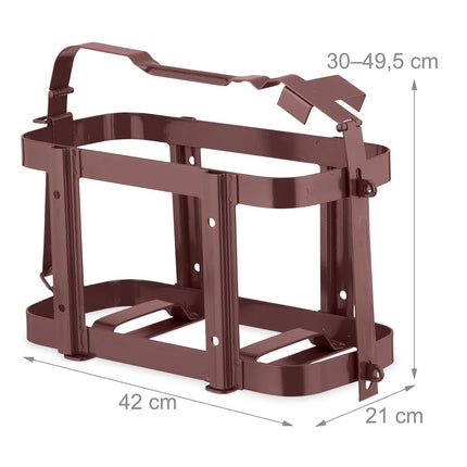 Lockable Iron Canister Holder for 10-20L Fuel