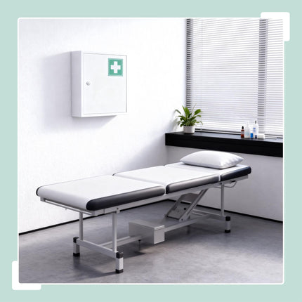 Lockable Medicine Cabinet – 3 Compartments, Wall-Mount