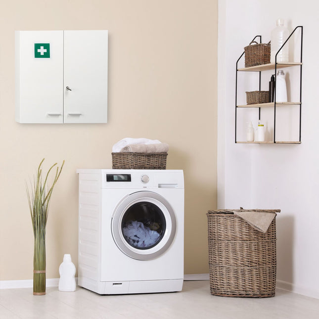 Lockable medicine cabinet