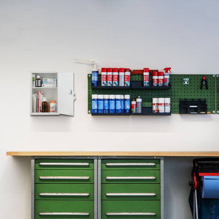 Lockable medicine cabinet