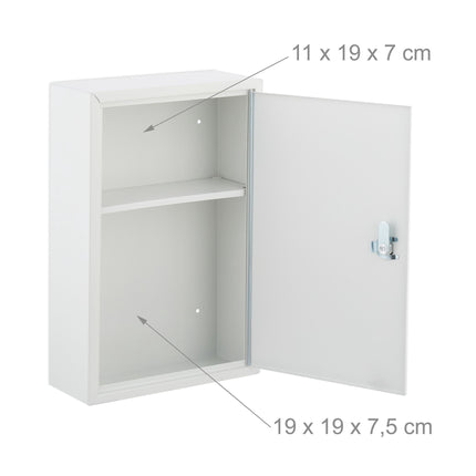 Lockable medicine cabinet