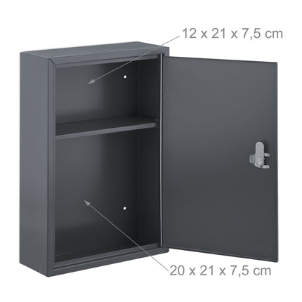 Lockable medicine cabinet
