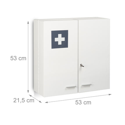 Lockable medicine cabinet