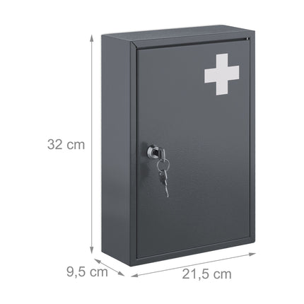 Lockable medicine cabinet