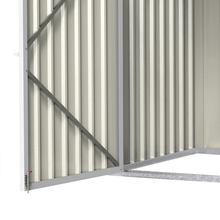 Lockable wheeled box in steel, fits 2 tonnes, green