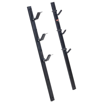 Locking 3-Place Trimmer Rack for Trailer or Pickup, Steel