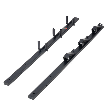 Locking 3-Place Trimmer Rack for Trailer or Pickup, Steel
