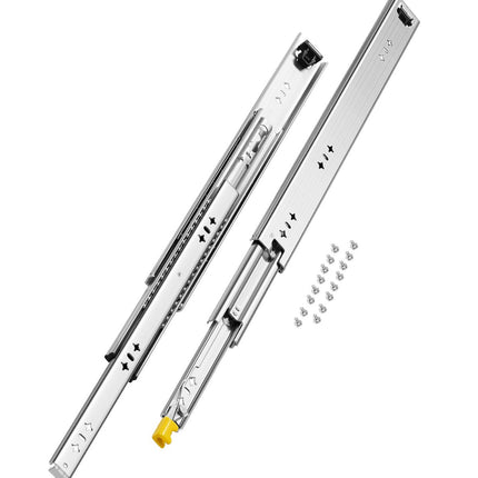 Locking Drawer Slides, 20 Inch, 250 lb, 1 Pair