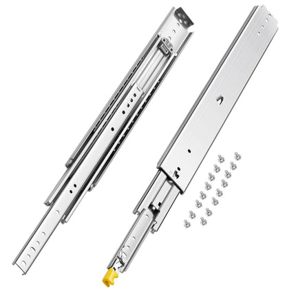 Locking Drawer Slides, 24 Inch, 500 lb Full Extension