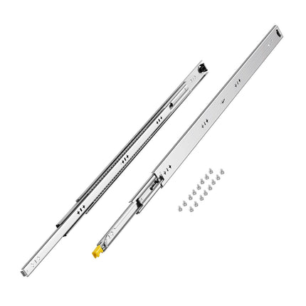 Locking Drawer Slides, 38 in Full Extension, 250 lb