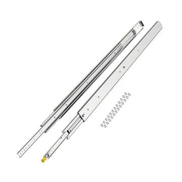 Locking Drawer Slides, 60 In, 500 Lb, Side Mount