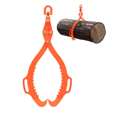 Log Lifting Tongs 32-Inch, 1543 lb, Swivel 2-Claw
