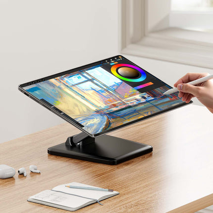 LogiLink Touchscreen Stand for 17–27 Inch Screens, Up To 6.5 kg, Black