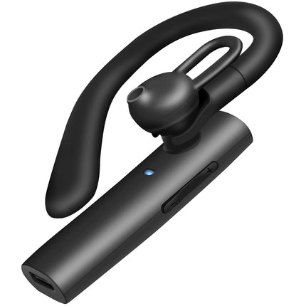 LogiLink Wireless Mono Bluetooth Headset with Detachable Mic, Black