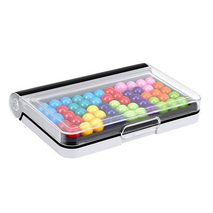 Logic Puzzle Game for Children with Colourful Blocks, Lockable Board, Gift Idea