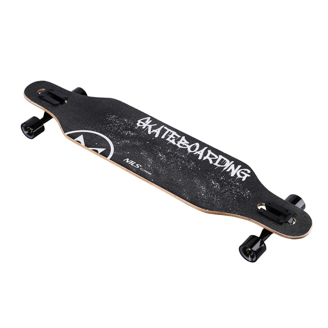 Longboard – Skull Design, Wood Deck