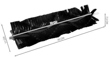 Long brush for a sweeper