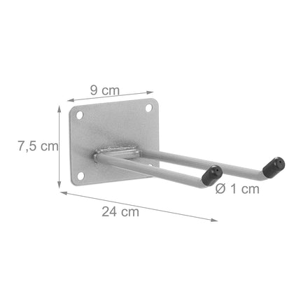 Long wall hook set of 4