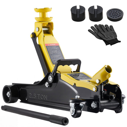 Low Profile Floor Jack, 2.5 Ton, 85–350 mm Lift