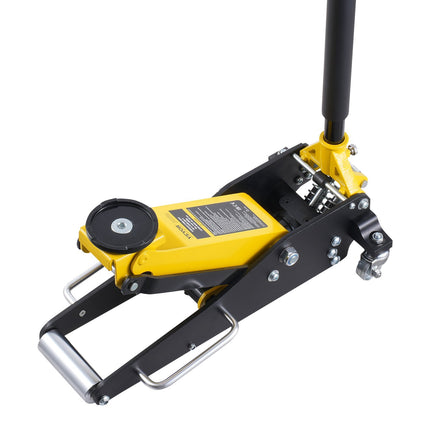 Low Profile Floor Jack, 2 Ton Aluminum, Dual Piston