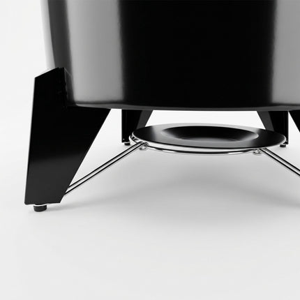 Low-Smoke Fire Bowl & Grill, Steel, Black, 46x52 cm