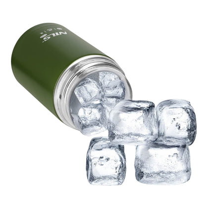 Lunch Thermos 1000ml, Green, Insulated Flask