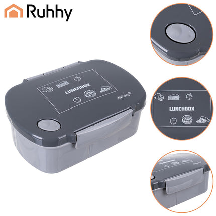 Lunchbox 800ml Gray – Leak-Proof, Microwave Safe