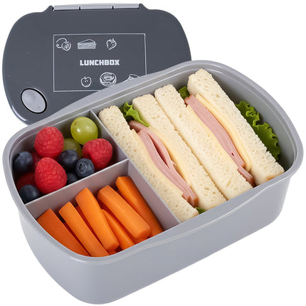 Lunchbox 800ml Gray – Leak-Proof, Microwave Safe