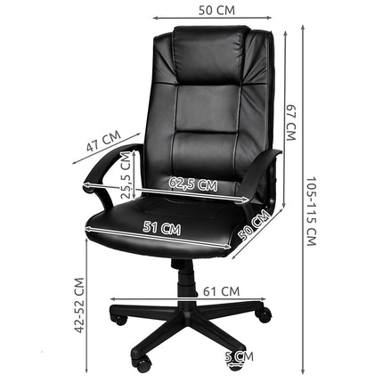 MALATEC eco leather office armchair