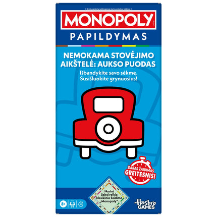 MONOPOLY Board Game Free Parking Jackpot Expansion Set