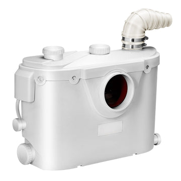 Macerator Pump 500W, 29 GPM, 4 Inlets, 26 ft Head