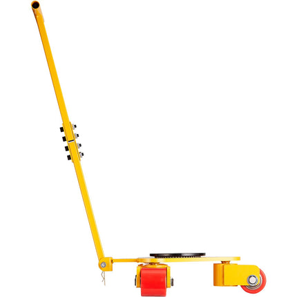 Machinery Skate Dolly, 3 Ton, Handle, 360 PU Wheels