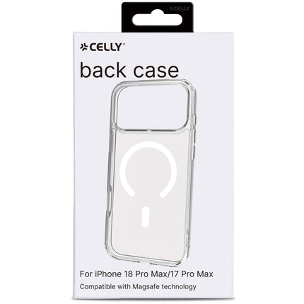 MagSafe-Compatible Clear TPU Case for iPhone 18/17 Pro Max