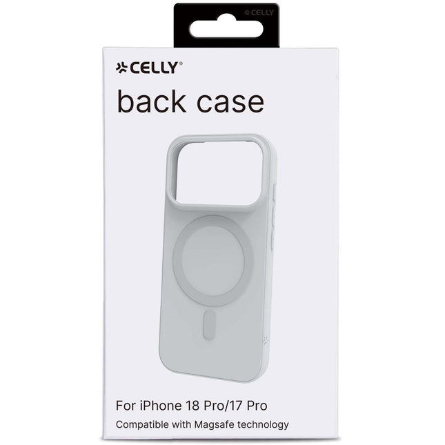 MagSafe-Compatible Silver TPU Case for iPhone 18/17 Pro