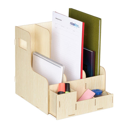 Magazine and tool box with 3 compartments
