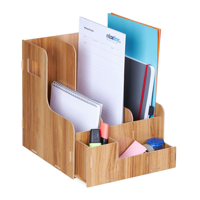 Magazine and tool box with 3 compartments