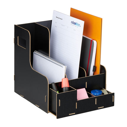 Magazine and tool box with 3 compartments