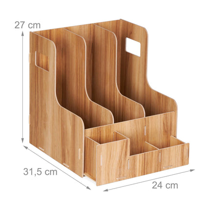 Magazine and tool box with 3 compartments