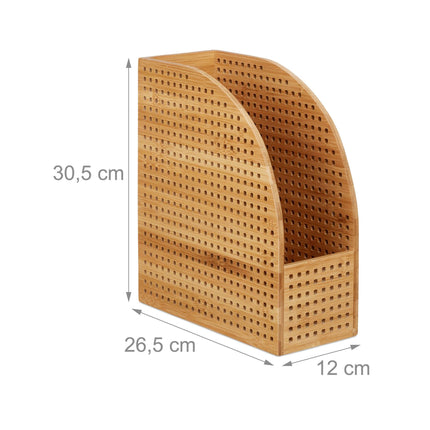 Magazine collector A4 bamboo