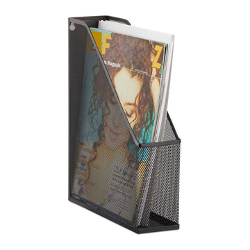 Tijdschriftenverzamelaar in metaal