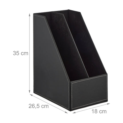 Magazine collector with 2 compartments