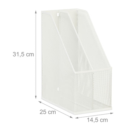 Magazine collector with 2 compartments