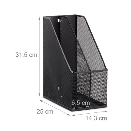 Magazine collector with 2 compartments