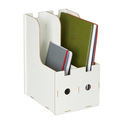 Magazine collector with 2 compartments for DIN A4